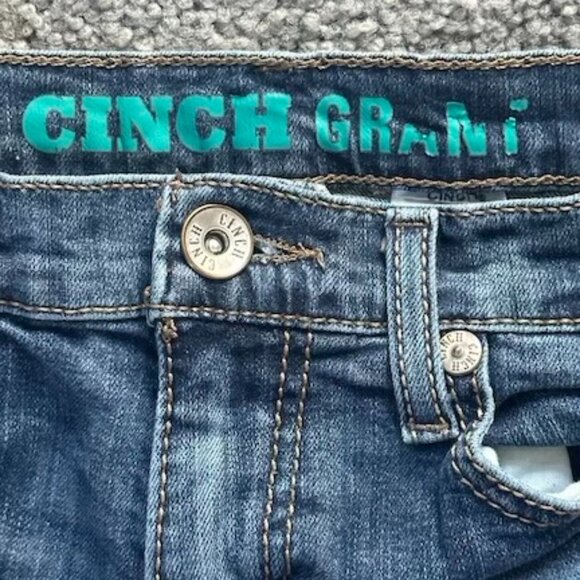 Men's Cinch Grant Relaxed Fit Jeans - Size 28 x 34 Very Good Pre-Owned Condition - Picture 6 of 12